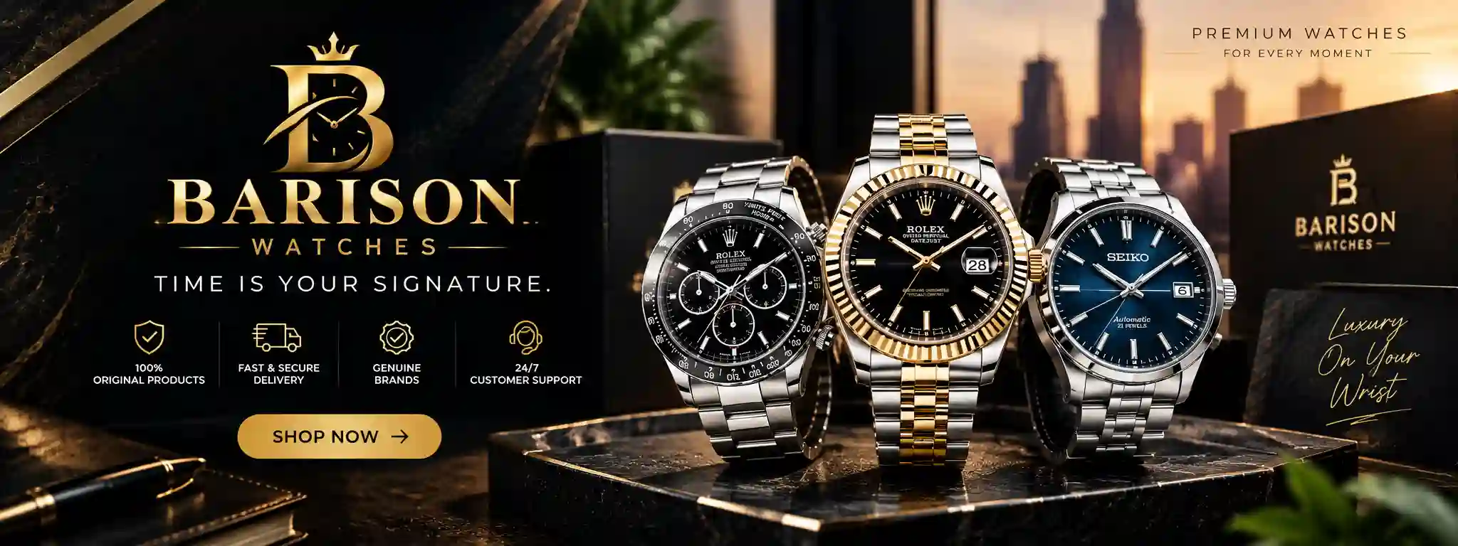 Wear Confidence. Wear Time